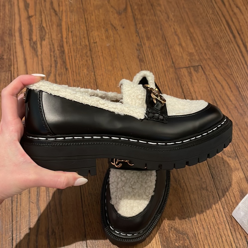 Shearling Chunky Loafers
